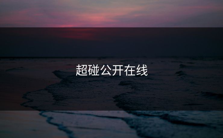 超碰公开在线